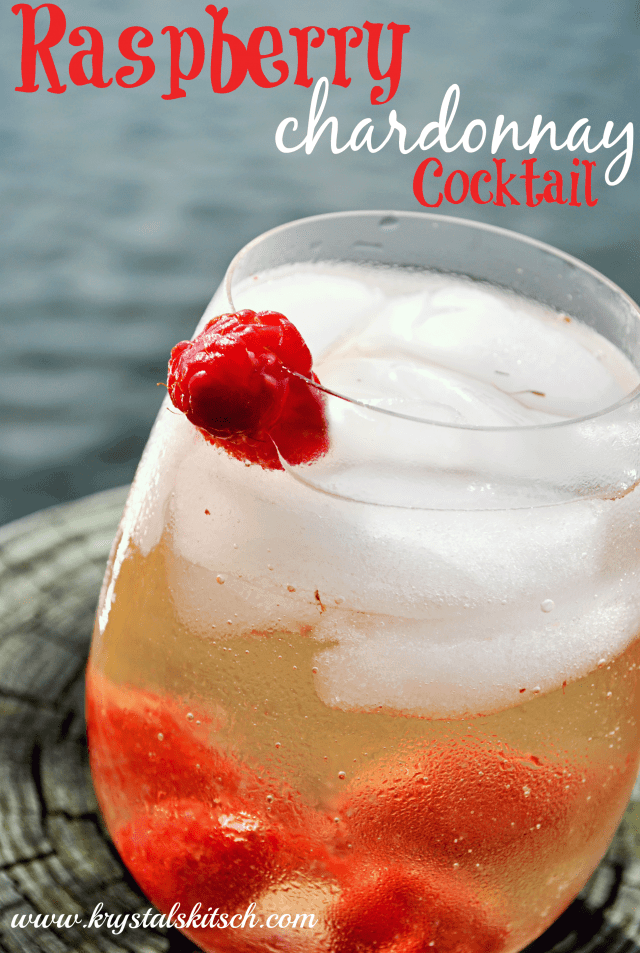 Raspberry Chardonnay Cocktail