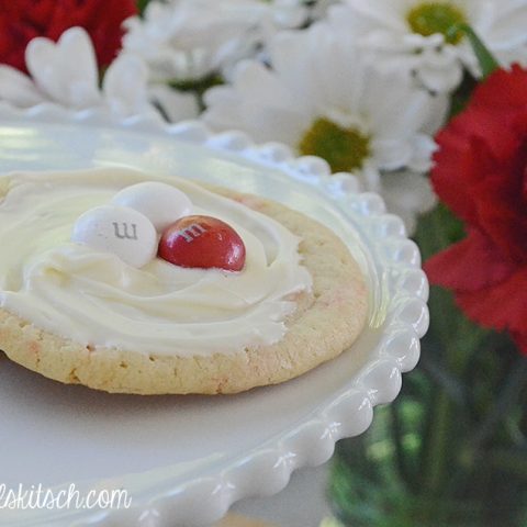 White Chocolate Peppermint Cookies