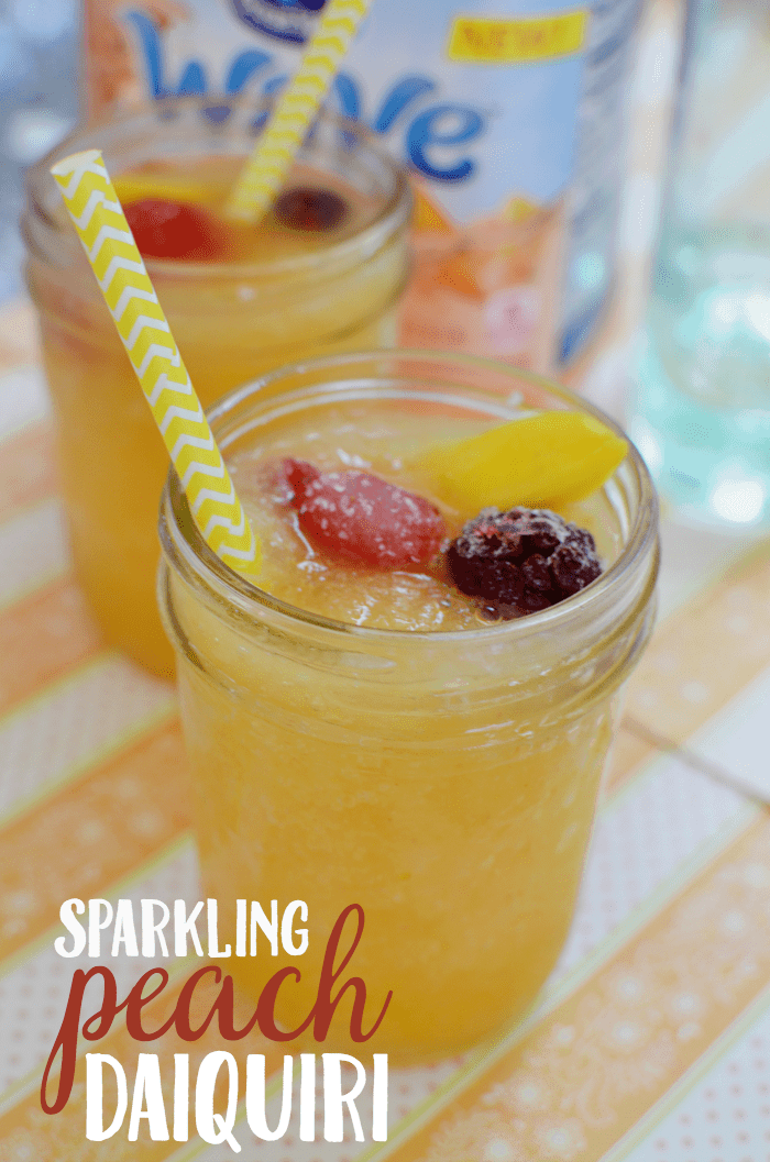 Sparkling Peach Daiquiri