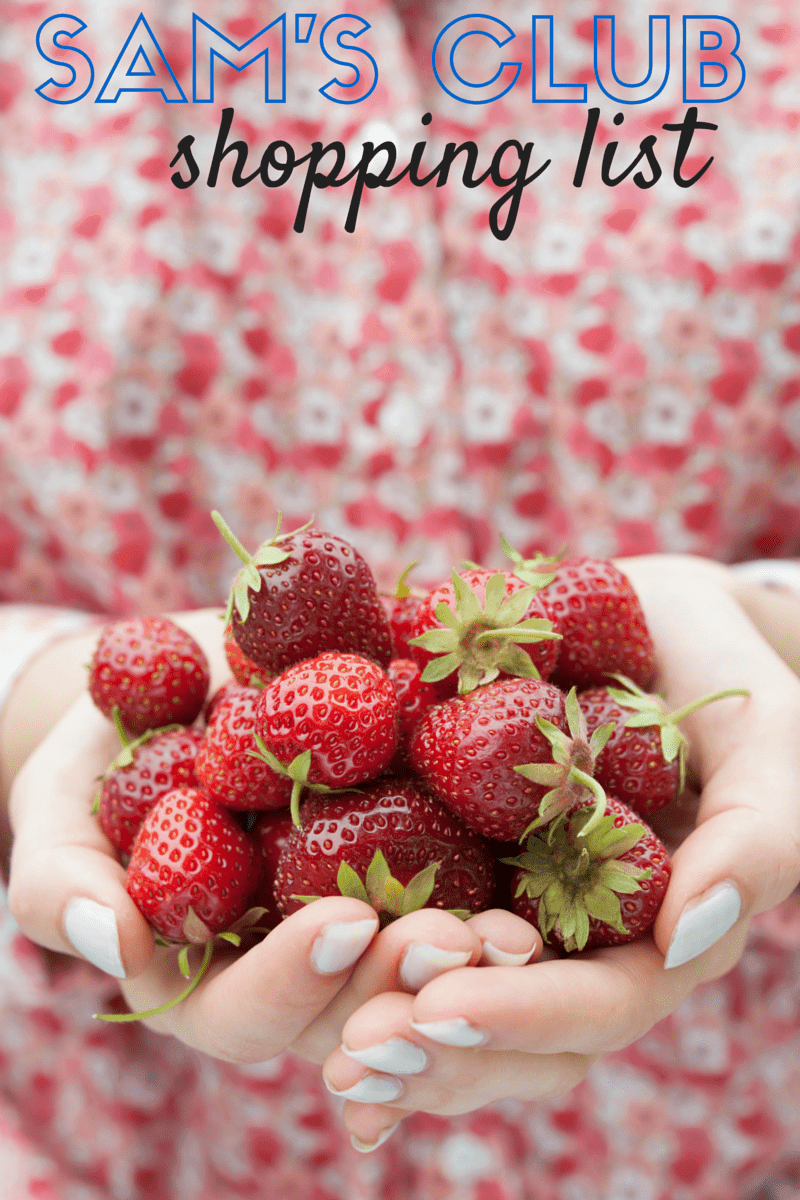 Sam's Club Shopping List