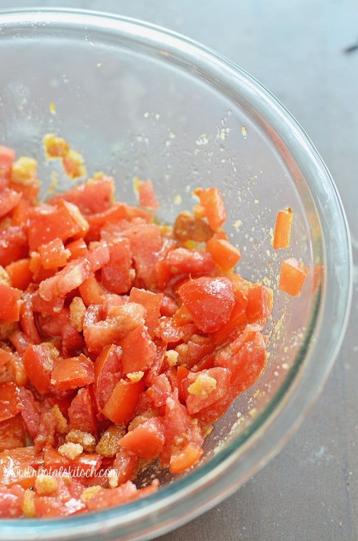 Sweet Pepper Bruschetta