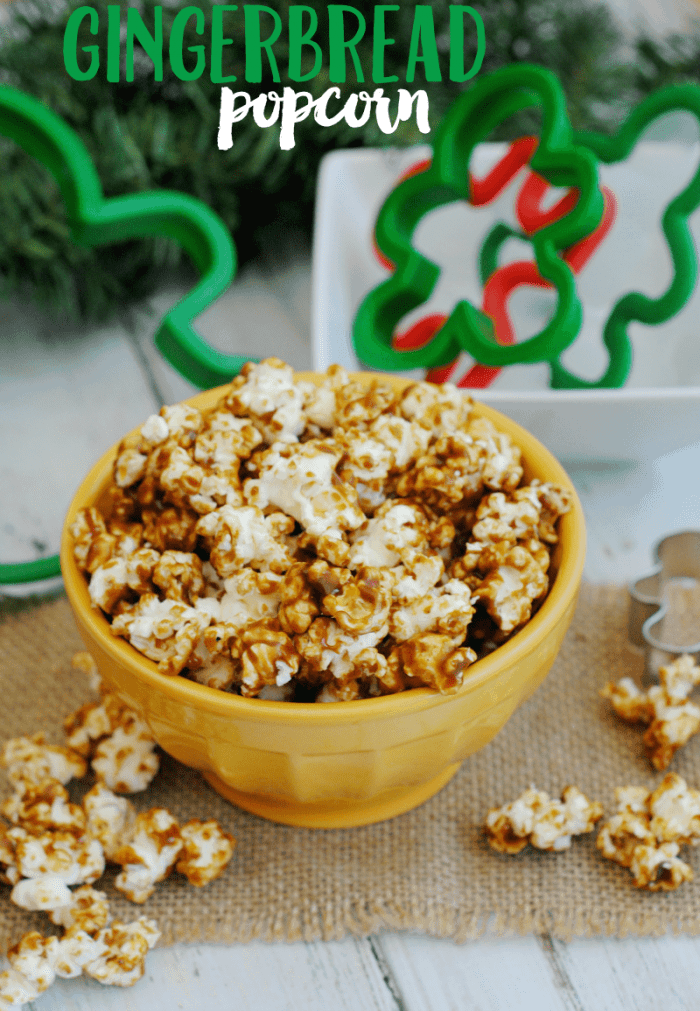 Gingerbread Popcorn