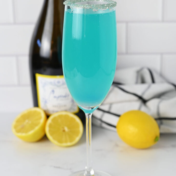 Blue Prosecco Mimosa