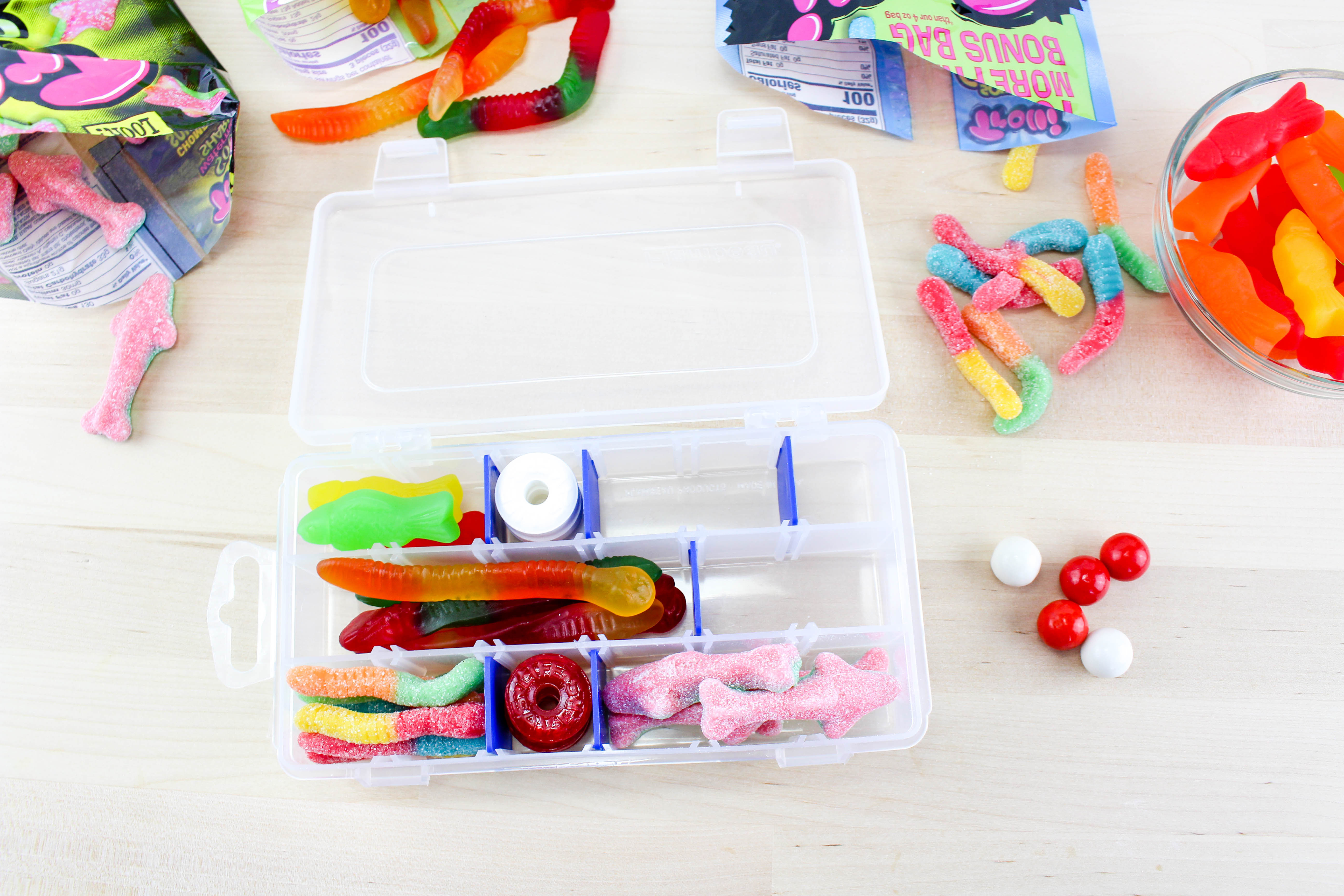 Personalized Father's Day Gift Idea: Candy Tackle Box