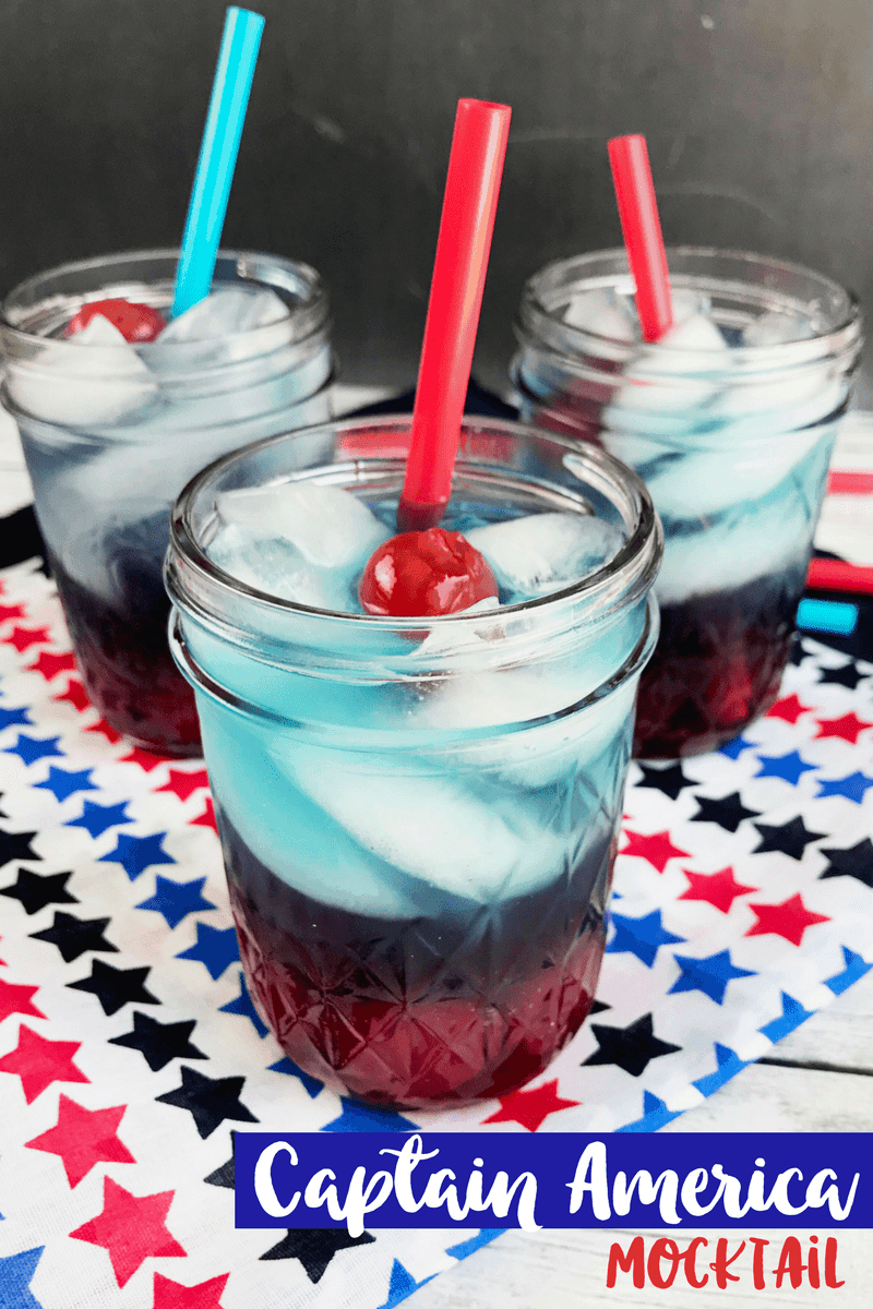 Captain America Mocktail Recipe