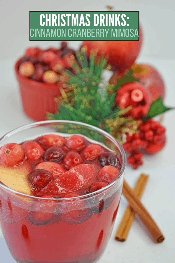 Cinnamon Cranberry Mimosa