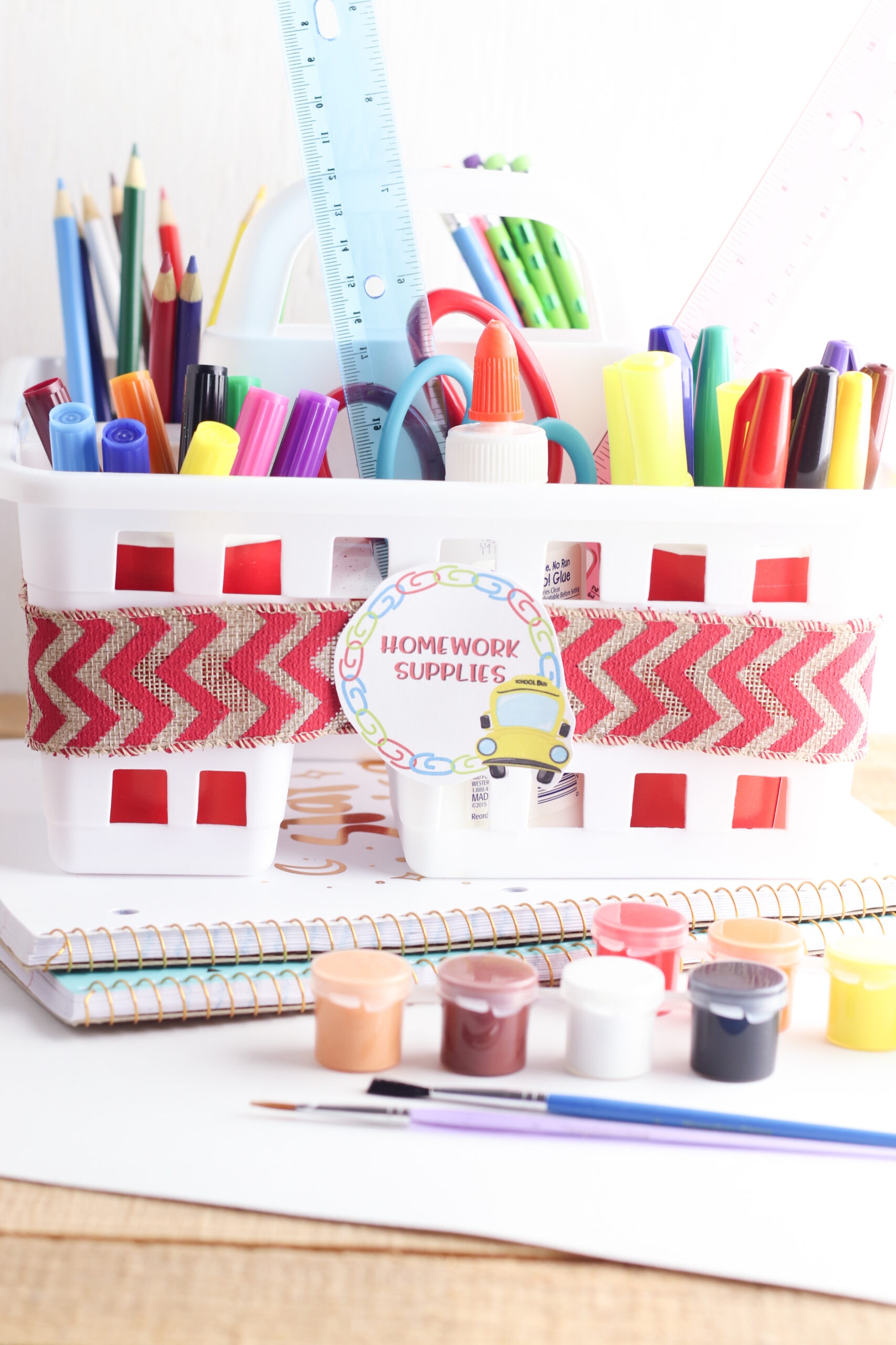 Dollar Tree Homework Station