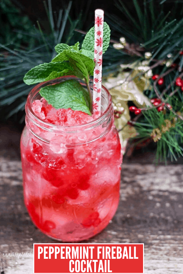Peppermint Fireball Cocktail