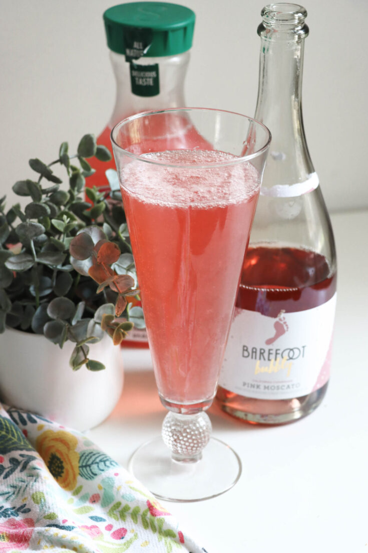 Image for Easy Pink Mimosa Recipe