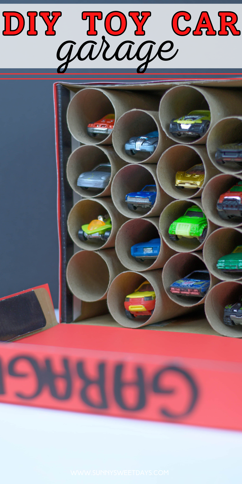 How to Make a Toy Car Garage For Kids