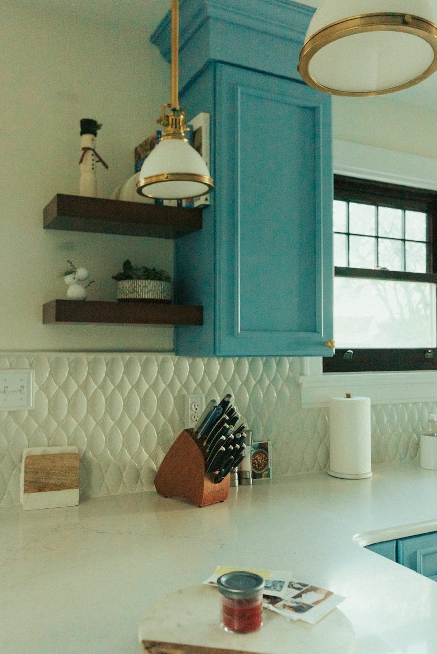 domestic kitchen counter