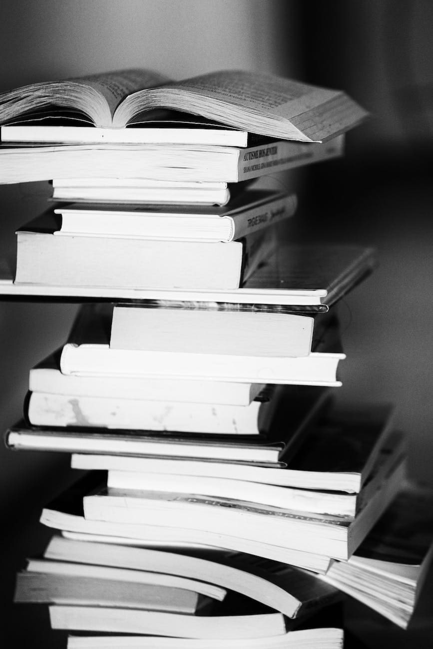 black and white books education facts